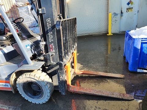 2022 TOYOTA 8FGU25 LP ONLY Forklift Whse 5000# Lp Only