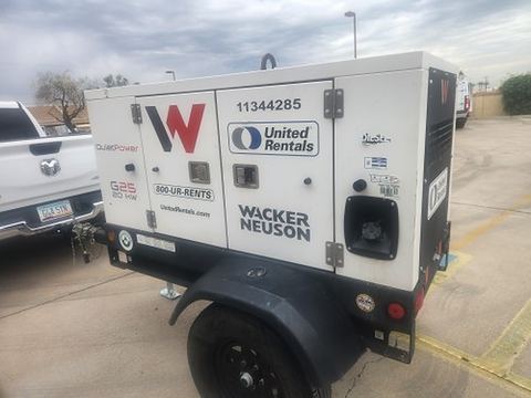 2022 WACKER G25 T4F Generator 19-29 Kva