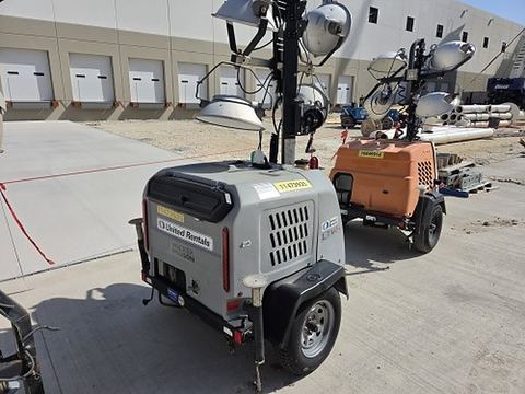 2022 WACKER LTV6L Light Tower,4-7Kw Vert Mast