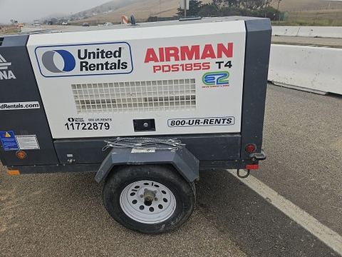2023 AIRMAN PDS185S-6EZ1 Compressor 175-195 Cfm