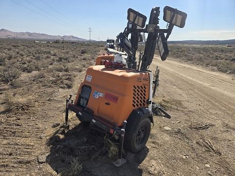 2023 GENERAC MLT6SMDS Light Tower,4-7Kw Led Vert Mast