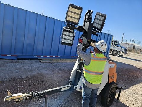 2023 GENERAC MLTS-4 Light Tower,0-3Kw Led Vert Mast