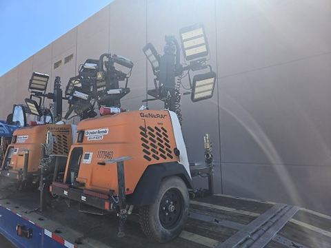 2023 GENERAC MLTS-4 Light Tower,0-3Kw Led Vert Mast