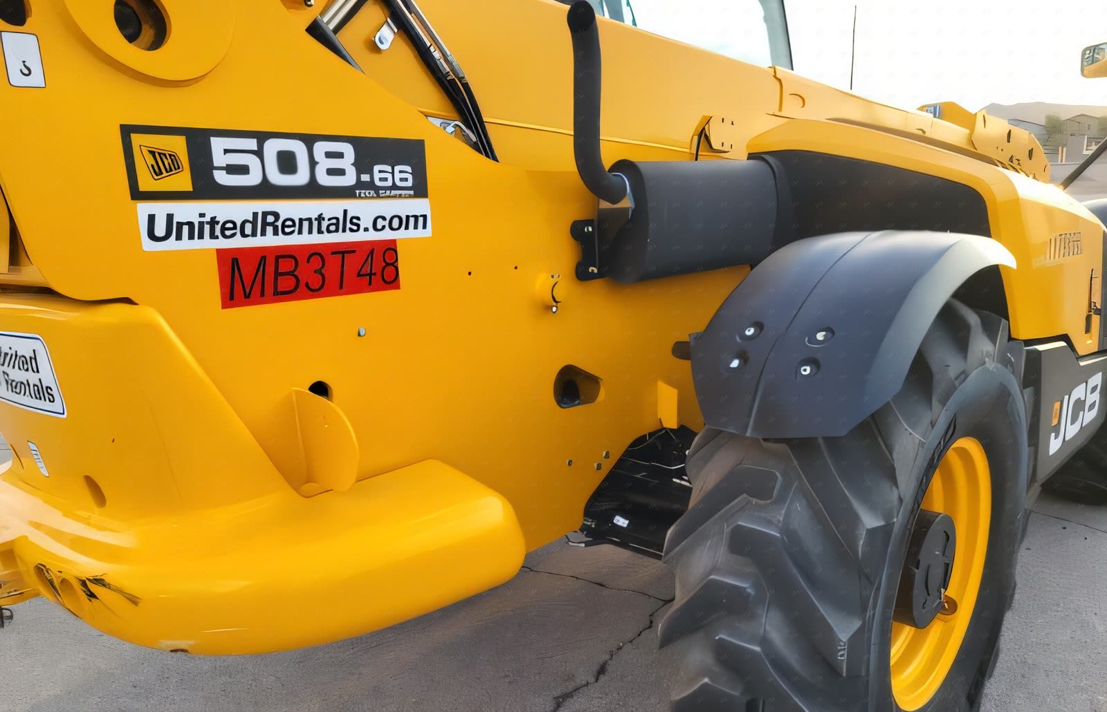 2024 JCB 508-66 FORKLIFT VARIABLE REACH 8000# 50' & UP